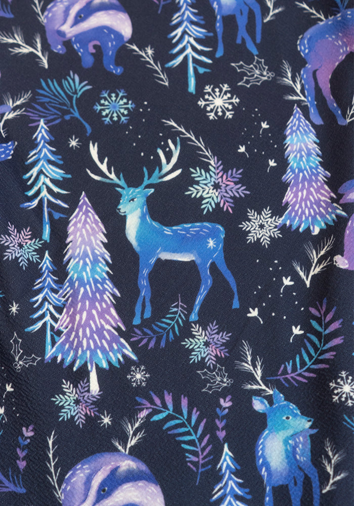 Jordan Winter Wonderland Print Dungaree