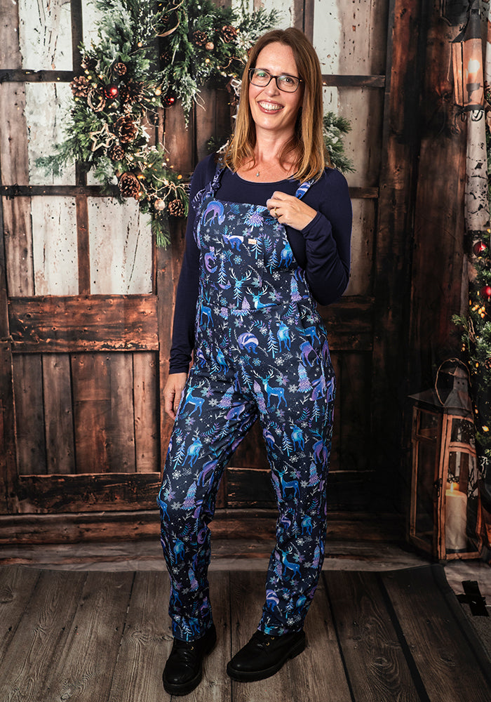 Jordan Winter Wonderland Print Dungaree