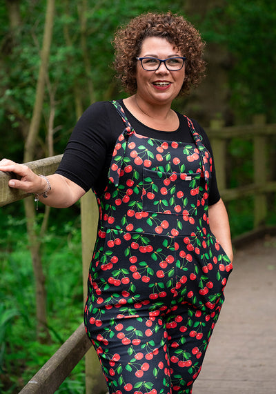 Jordan Cherry Print Dungaree