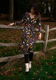 Jubel Celebration Print Midi Dress