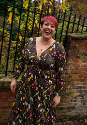 Jubel Celebration Print Midi Dress