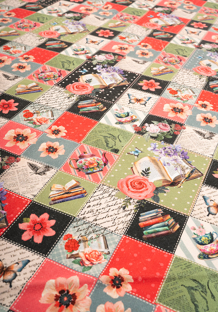 Fifth angle of Journals Print Large Towel