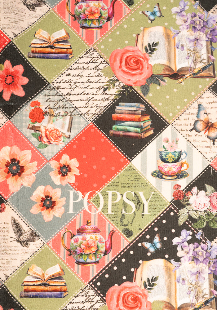 Second angle of Journals Print Large Towel