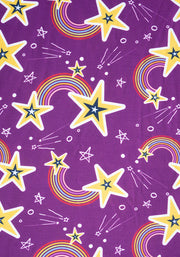Journey Rainbow Star Print Midi Dress