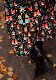 Jove Robins Print Cotton Midi Dress