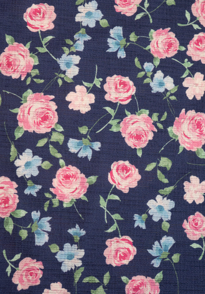 Junia Ditsy Rose Print Midaxi Dress