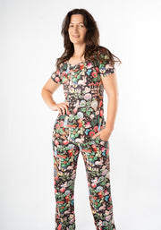 Kacie Wonderland Print Pyjama Set