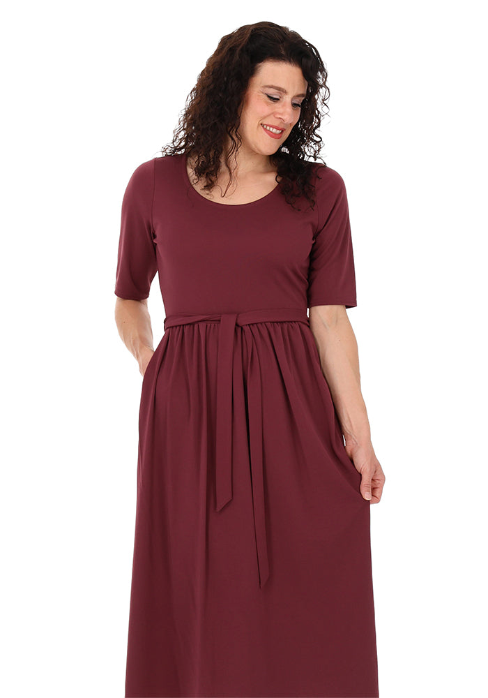 Kat Plum Midi Dress