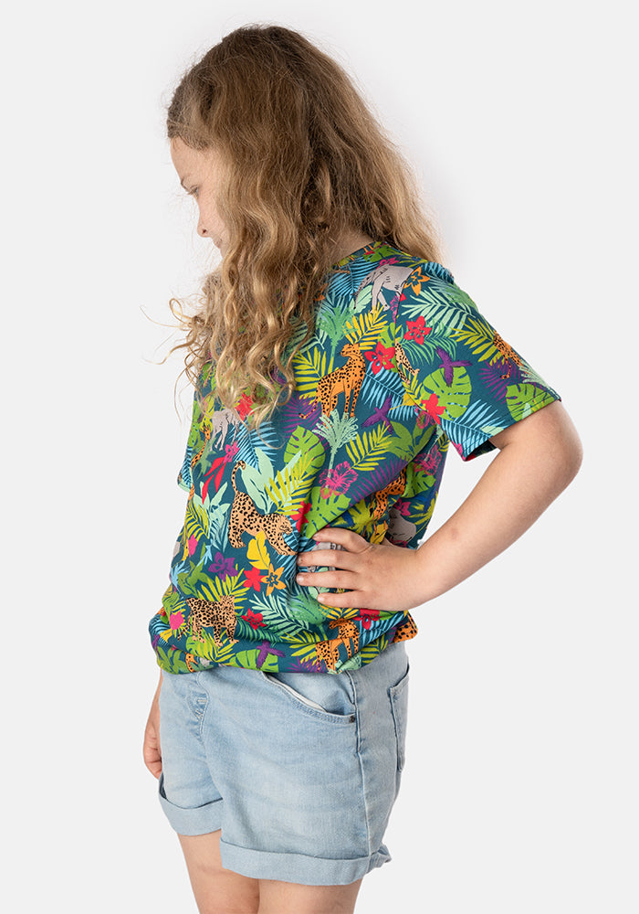 Wild Animals Print Children's T-Shirt (Kenna)