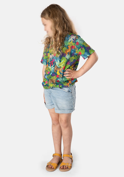 Wild Animals Print Children's T-Shirt (Kenna)