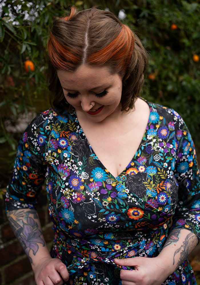 Kennedy Hidden Dog Print Dress