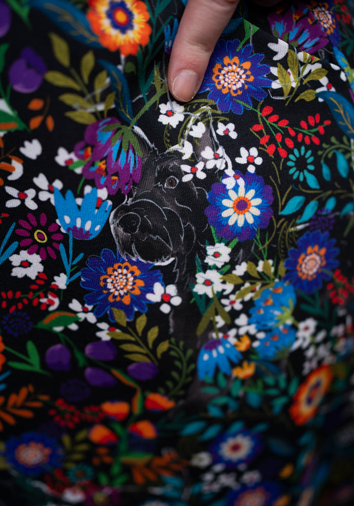 Kennedy Hidden Dog Print Dress