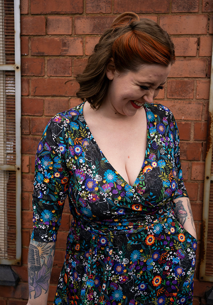 Kennedy Hidden Dog Print Dress