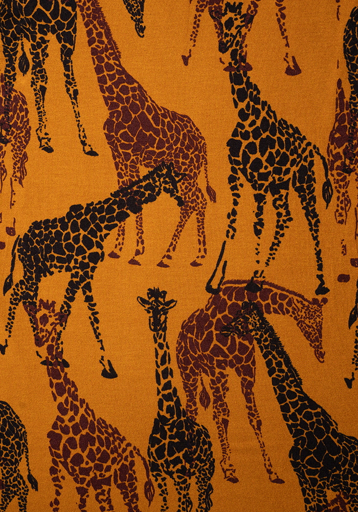 Gert Giraffe Print Viscose Tunic