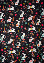 Kit Conversational Rabbit Print Cotton Dress