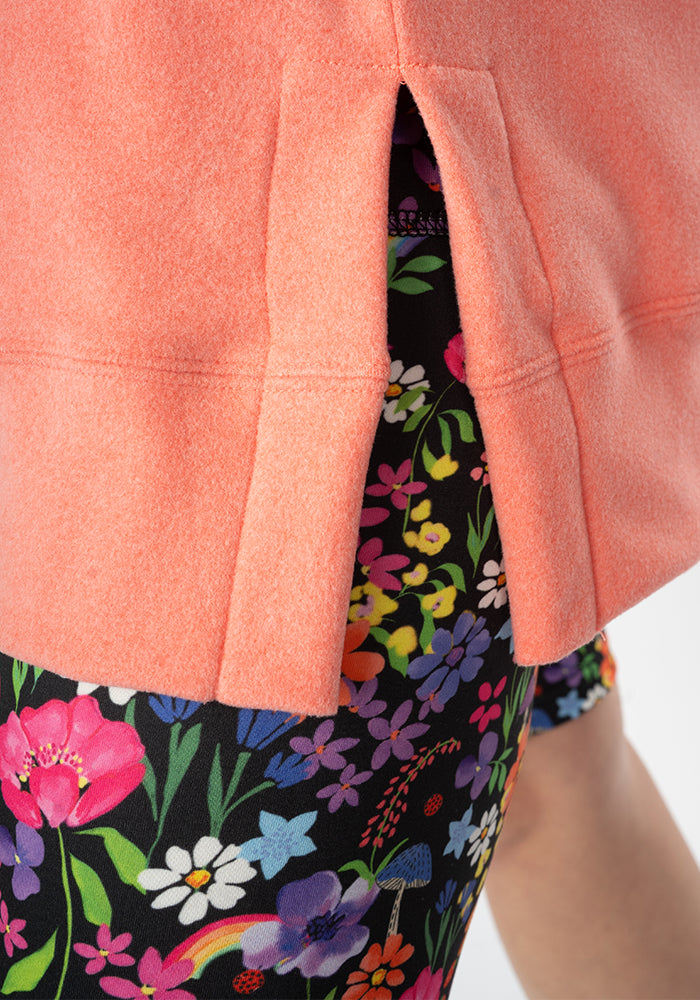 Fifth angle of Kiva Garden Rainbow Print Cycling Shorts