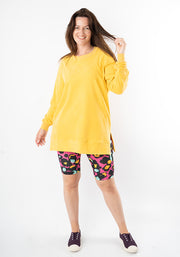 Kiva Pink Animal Print Cycling Shorts