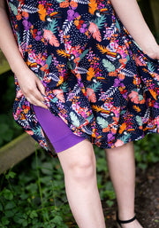 Klay Hidden Toucan Print Trapeze Dress