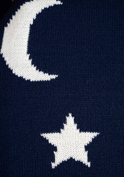 Night Sky Knit Cardigan (Navy/Ivory)