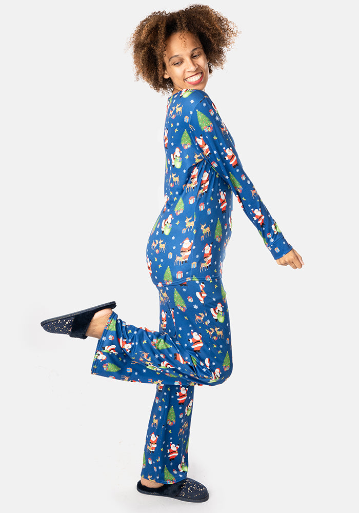 Kringle Santa Print Pyjama Set