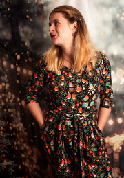 Kris Robins Print Cotton Dress