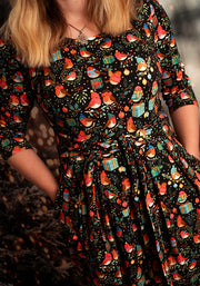 Kris Robins Print Cotton Dress