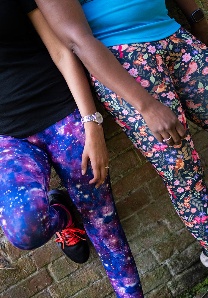 Rene Bird Print Popsy Leggings