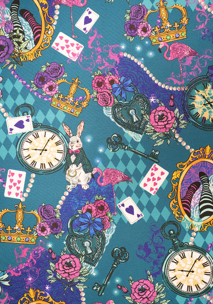 Second angle of Lacie Looking Glass Print Midi Dress