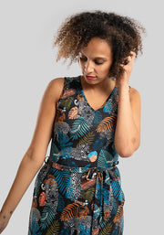 Lana Jungle Leopard Print Maxi Dress