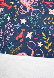 Large Octopus Print Towel