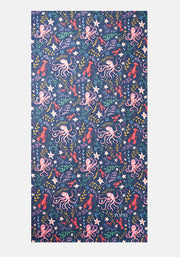 Large Octopus Print Towel