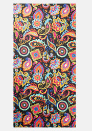 Large Painted Paisley Print Towel