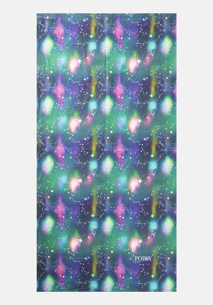 Front view of Large Stargazing Print Towel