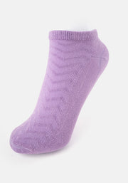 Lavender Bamboo Trainer Socks