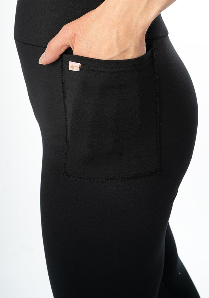 Third angle of Lewis Black Capri Leggings