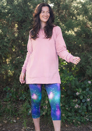 Lewis Galaxy Print Capri Leggings