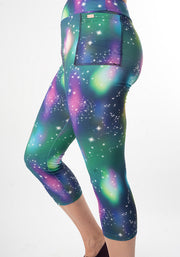 Lewis Galaxy Print Capri Leggings
