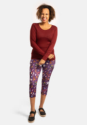 Lewis Wizard Print Popsy Capri Leggings