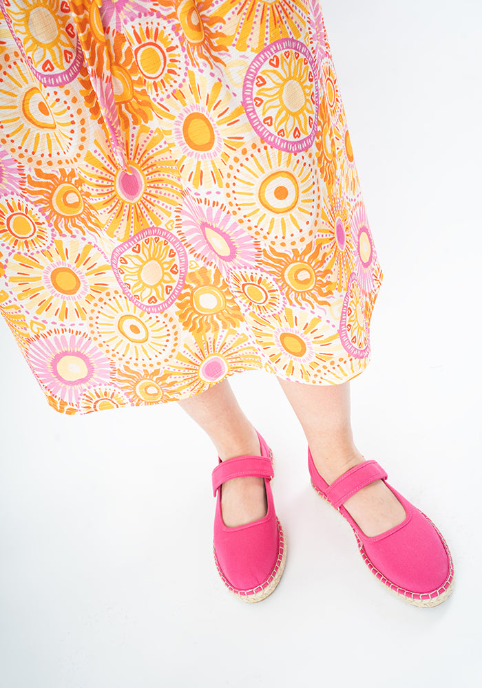 Lianne Sunray Print Midi Dress
