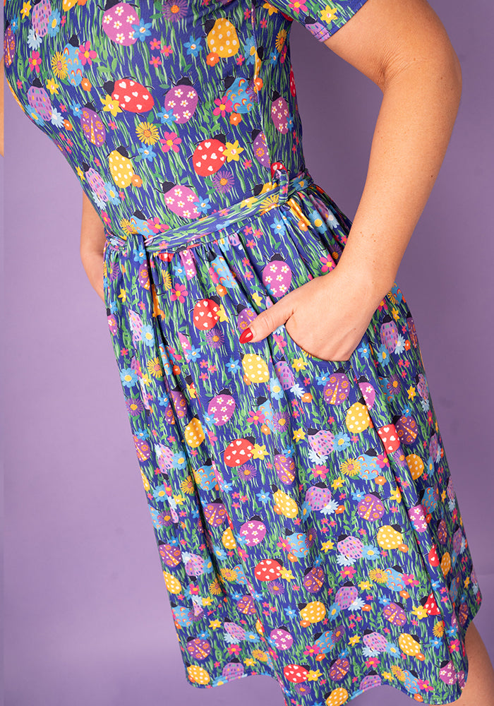 Lidie Pretty Ladybird Print Dress