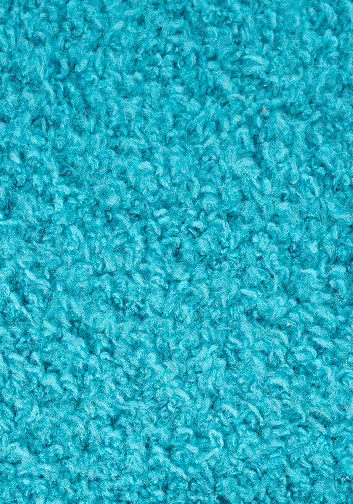Second angle of Light Teal Fluffy Socks