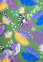 Lila Lemur Jungle Print Dress