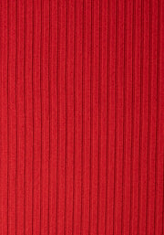 Lilah Red Turtle Neck Tiered Hem Dress