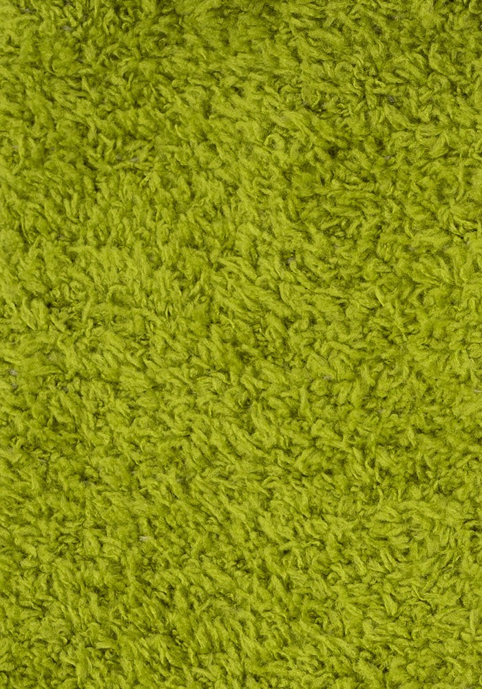Lime Fluffy Socks