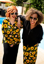 Laken Black Woven Popsy Shirt