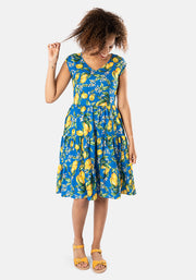 Lissia Lemons Print Dress