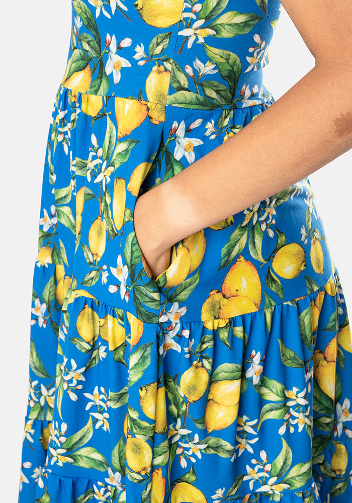 Lissia Lemons Print Dress