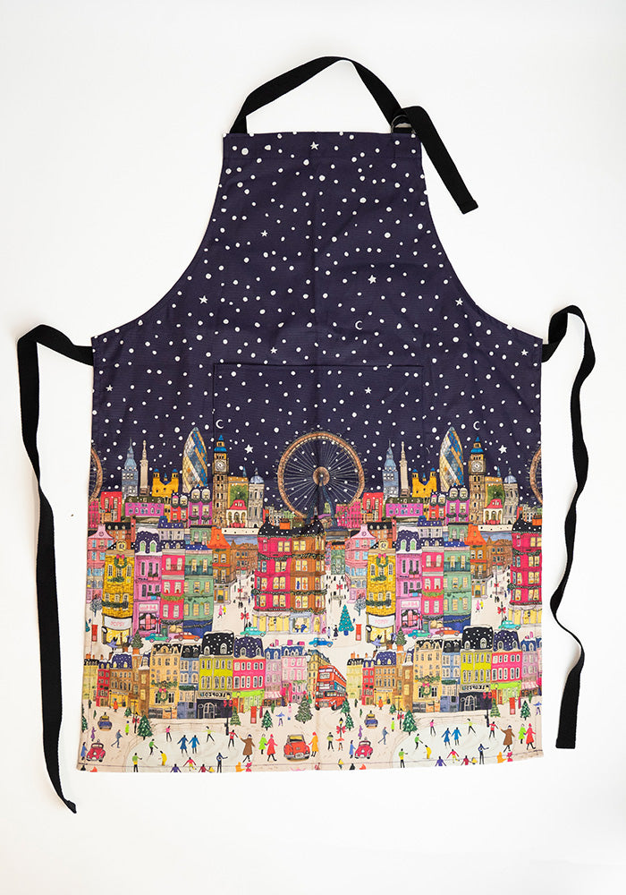 London Border Print Apron
