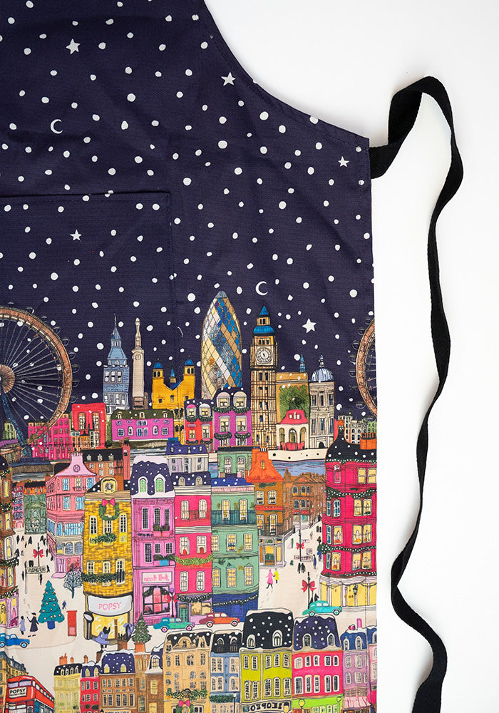 London Border Print Apron