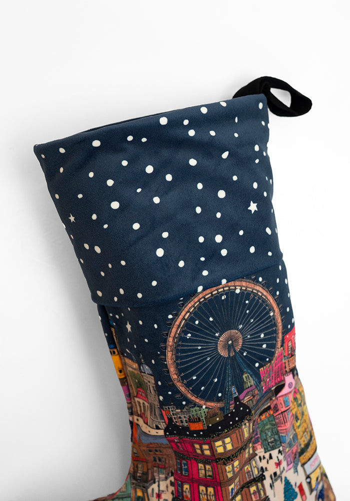 London Border Print Stocking